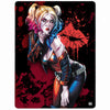 HARLEY QUINN - KISS - Fleece Blanket with Double Sided Print