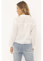 Sisstrevolution Island Tides woven top
