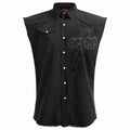 AC/DC - BACK IN BLACK RASGADO - Camiseta sin mangas Worker negra lavada a la piedra