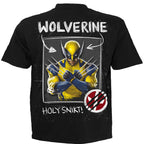 DEADPOOL - BOCETOS DE LOBEZNO - Camiseta Negra
