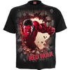 CAPTAIN AMERICA - RED HULK - Front Print T-Shirt Black