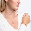 Elements Gold Rope Twist Bangle