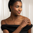 Elements Gold Rope Twist Double Hoop Drop Earrings