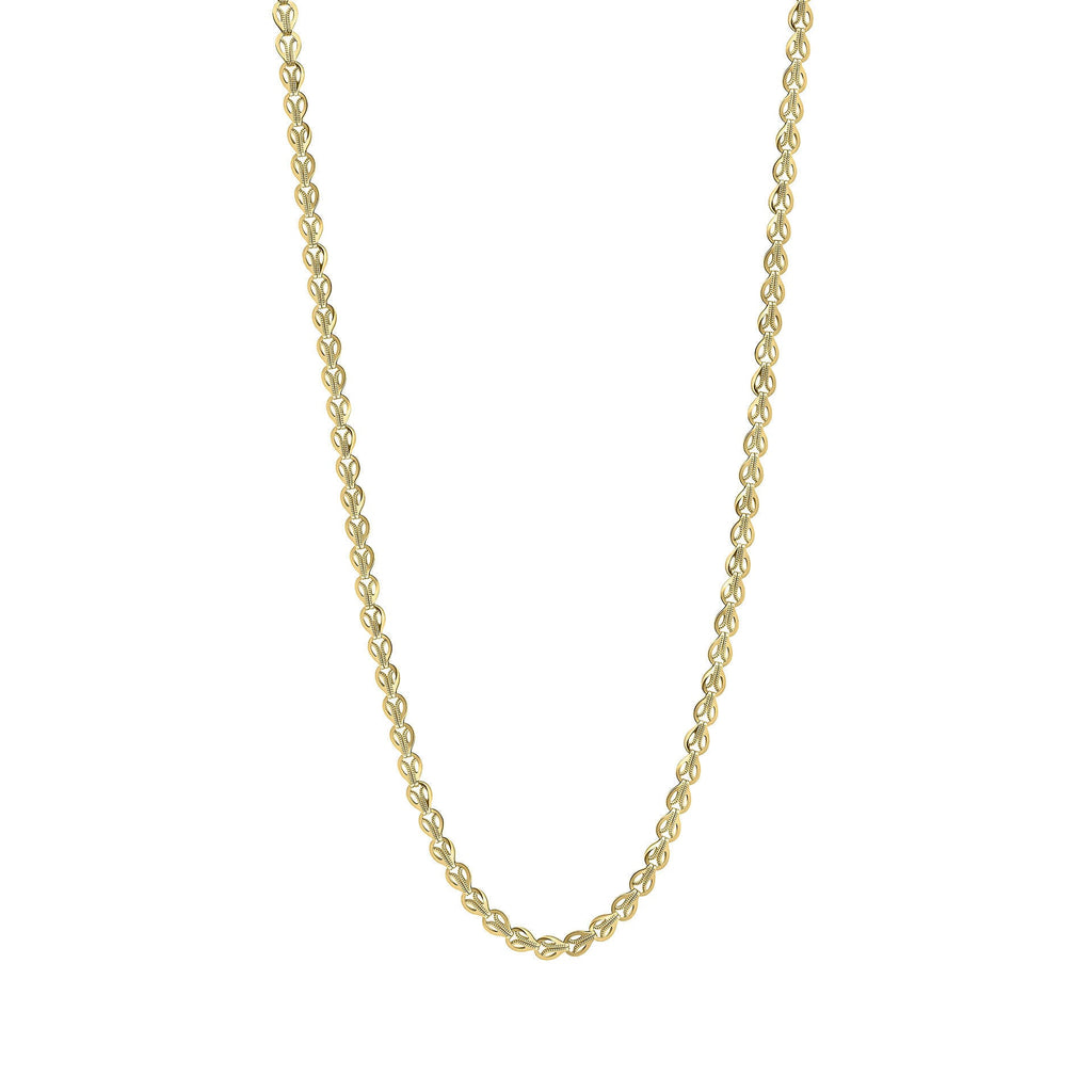 Elements Gold Stampato Link Chain Necklace