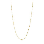 Elements Gold Diamond Cut Station Necklace