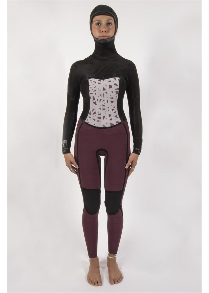 Sisstr 7 seas 5/4 Hooded Chest Zip Wetsuit