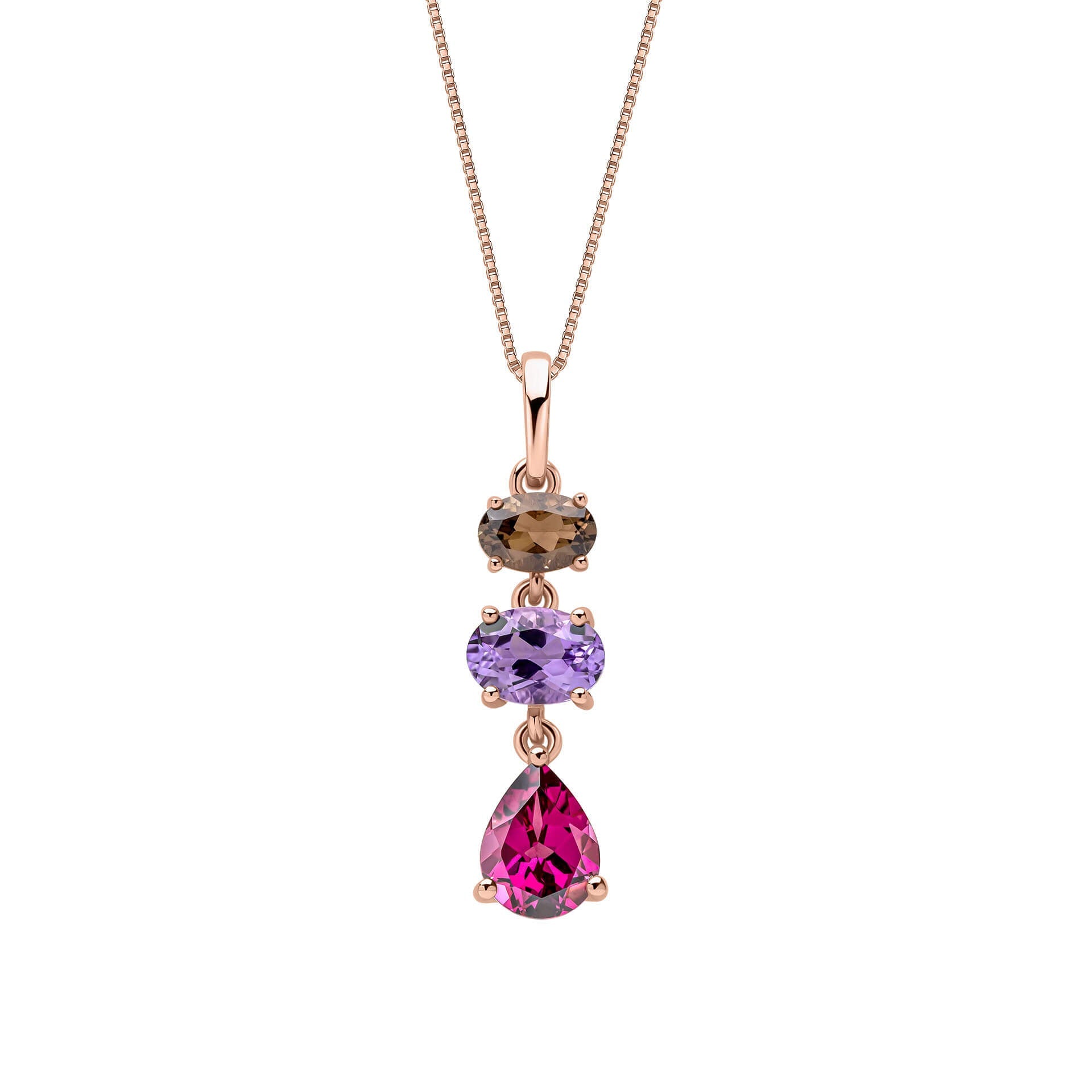 Elements Gold Semi-Precious Drop Pendant