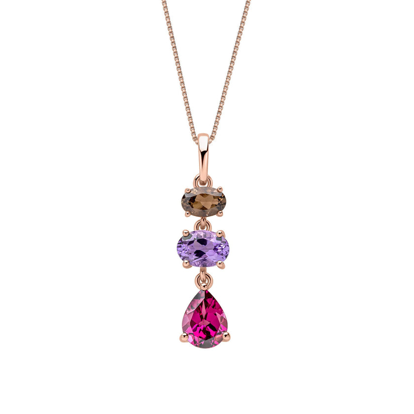 Elements Gold Semi-Precious Drop Pendant