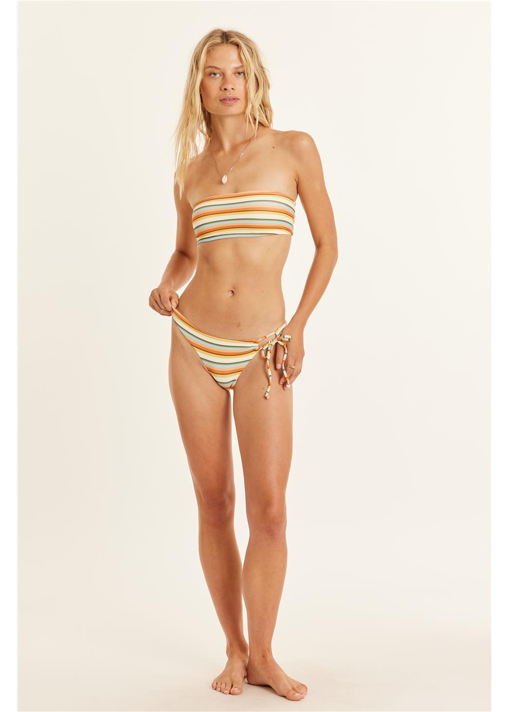 Bas de maillot échancré côtelé Sisstr Line Up