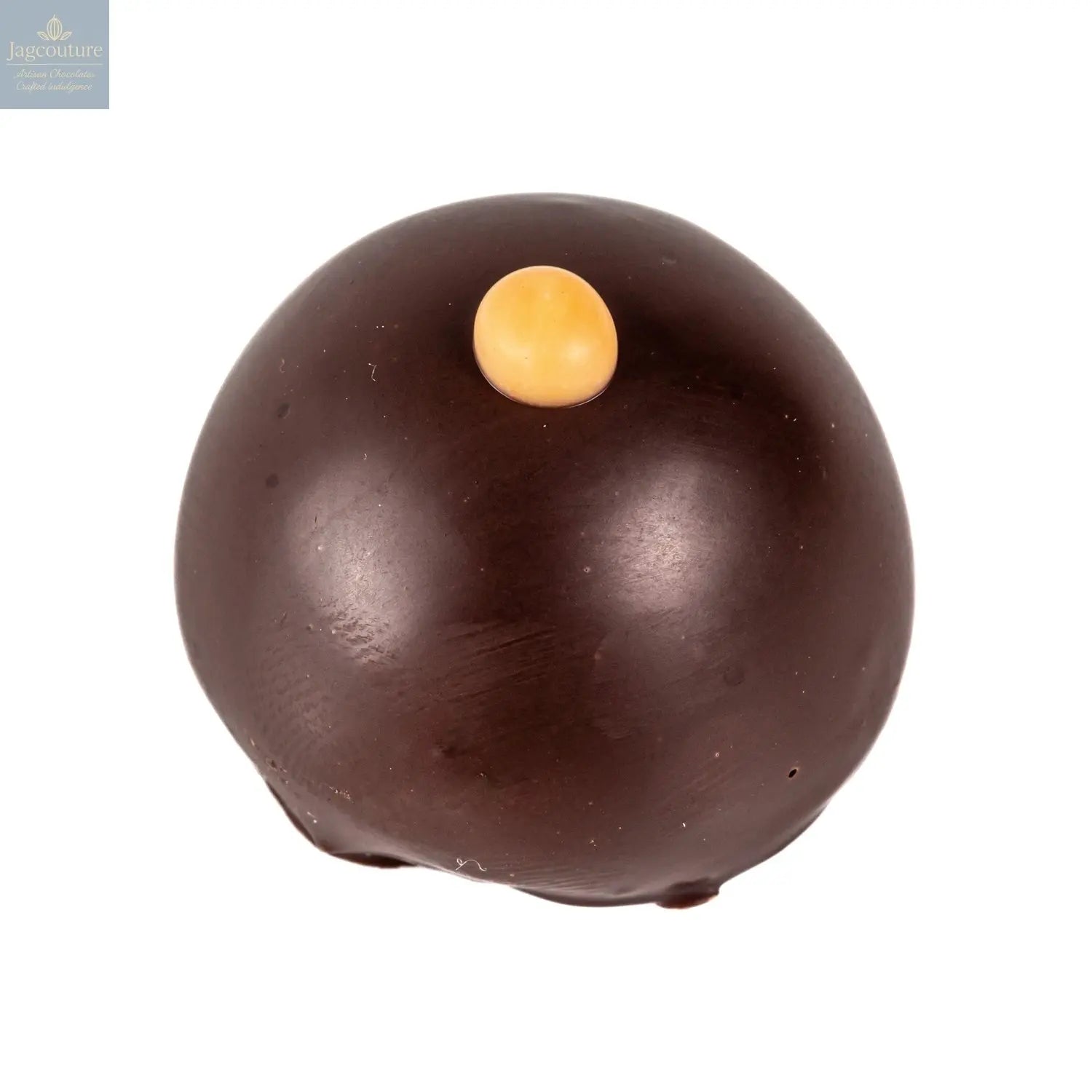 Gin & Rhubarb - gin & rhubarb crème fraîche in dark chocolate 14g