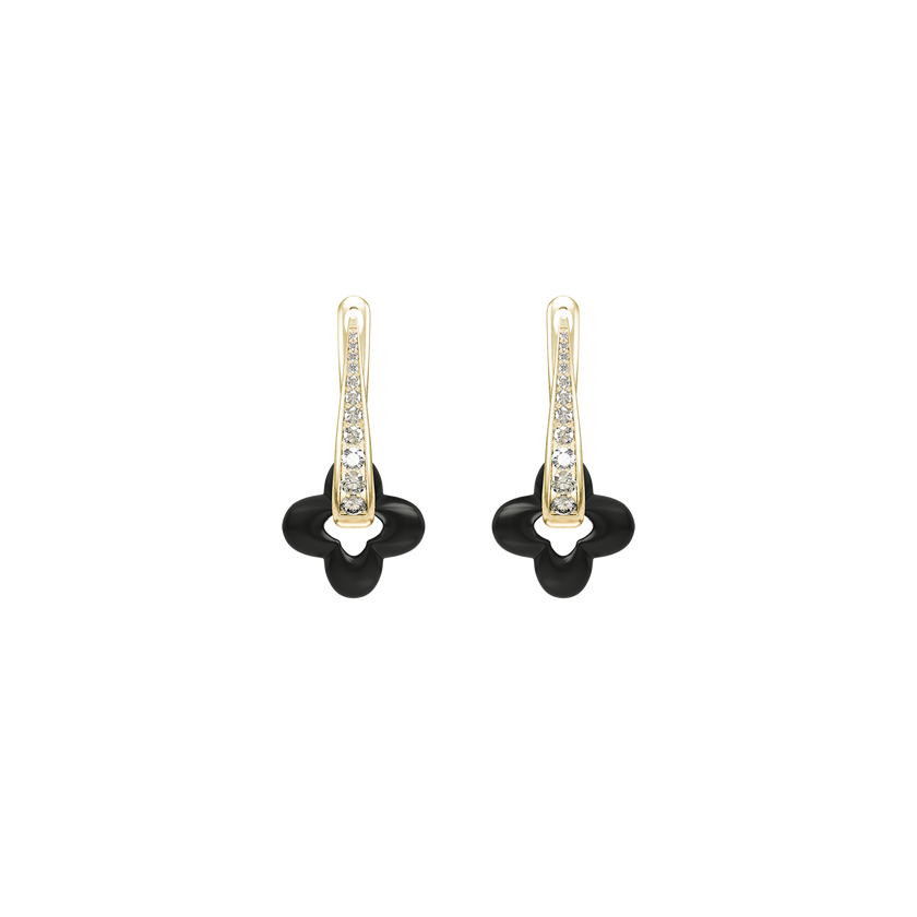 Golden Clover Earrings