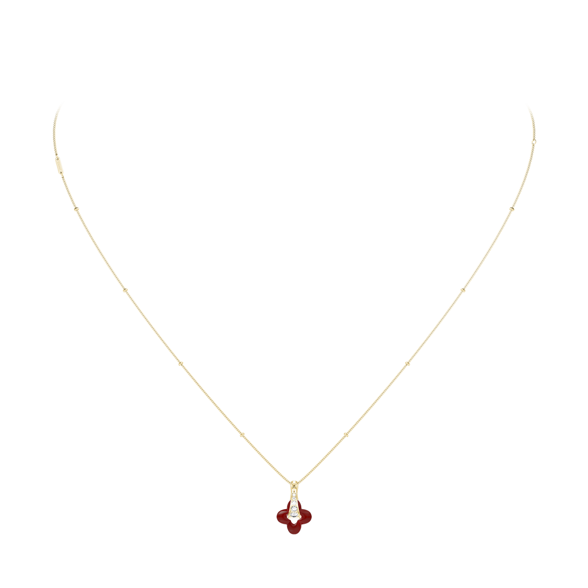Golden Clover Necklace
