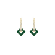 Golden Clover Earrings