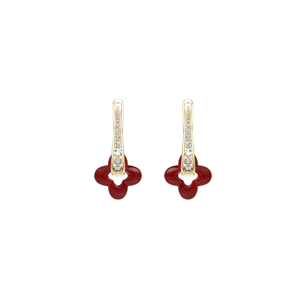 Golden Clover Earrings