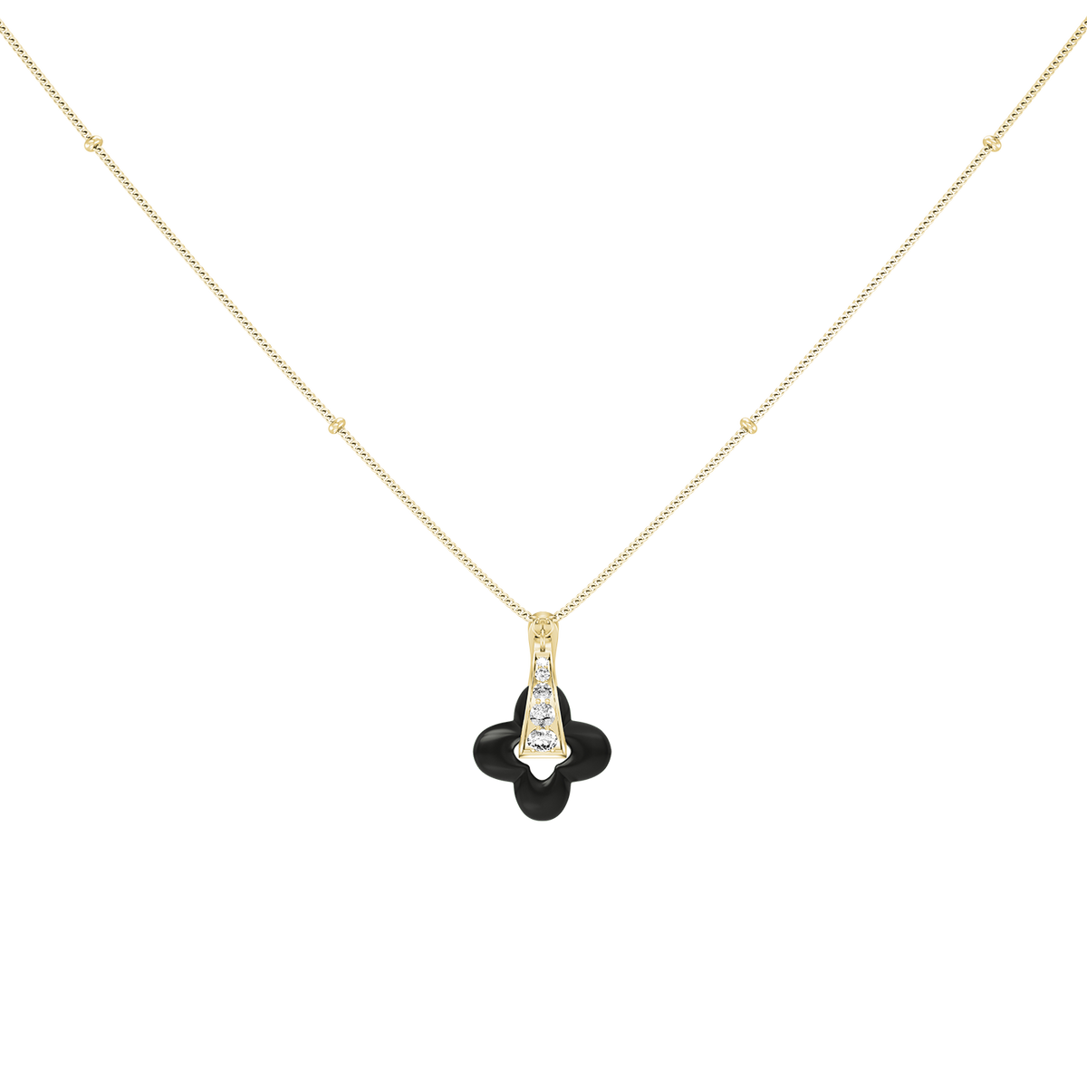 Golden Clover Necklace