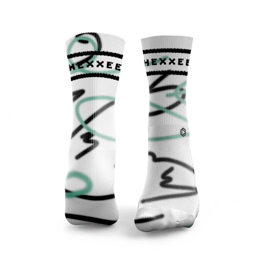 Squiggle Lines Padel Socks