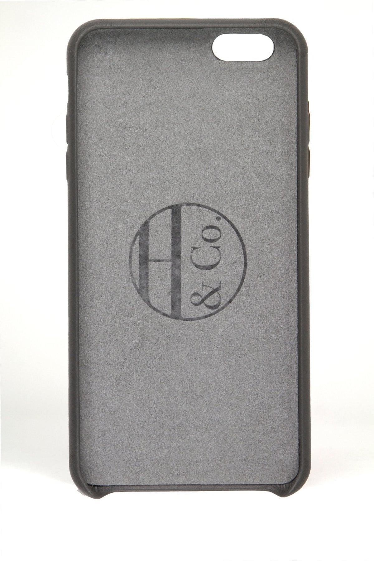 iPhone 6 Plus Case, Grey Leather