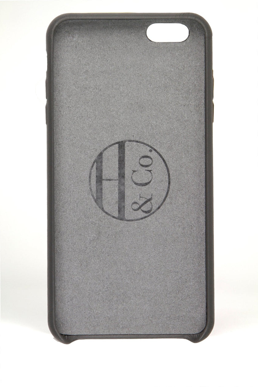 iPhone 6 Plus Case, Grey Leather