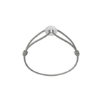 Mini Silver Soho Pavé Cord Bracelet
