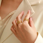 Lumière Gold Ring