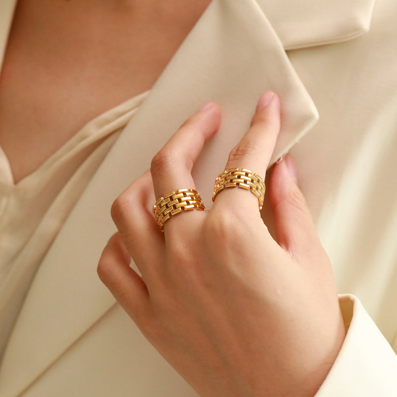 Anillo de oro Lumière