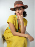 Havana Trilby hat in Chocolate