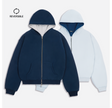 NAVY/STONE REVERSIBLE ZIP HOODIE