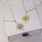 Heidi North Star Birthstone Necklace | 925 Sterling Silver