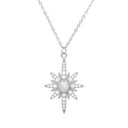 Heidi North Star Birthstone Necklace | 925 Sterling Silver