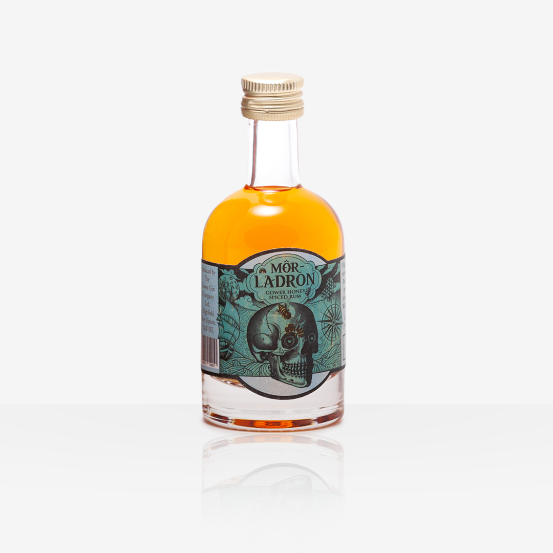 Mor Ladron Gower Honey Spiced Rum Miniature