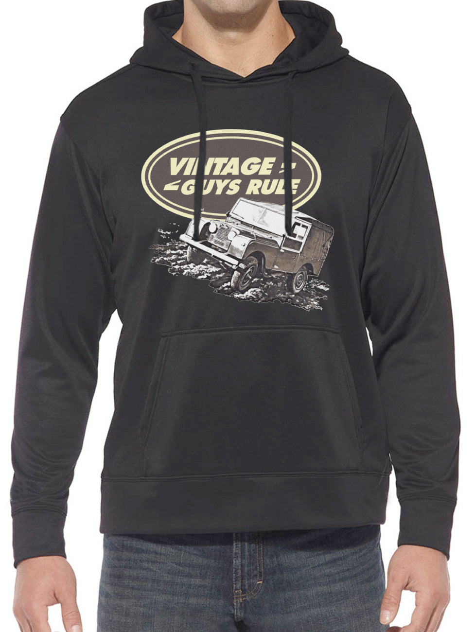 Sweat à capuche Vintage Guys Rule Off Road