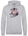 Mansell Rothmans Drivers Helmet Hoodie