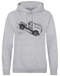 Defender Map Print Hoodie