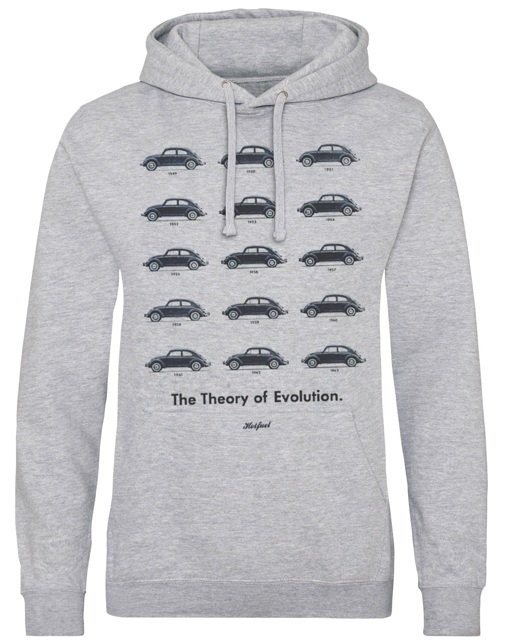 Sudadera con capucha "Teoría de la evolución de los escarabajos"
