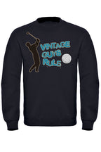 Vintage Guys Rule Golf Sweatshirt