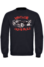 Vintage Guys Rule Racer Sweatshirt
