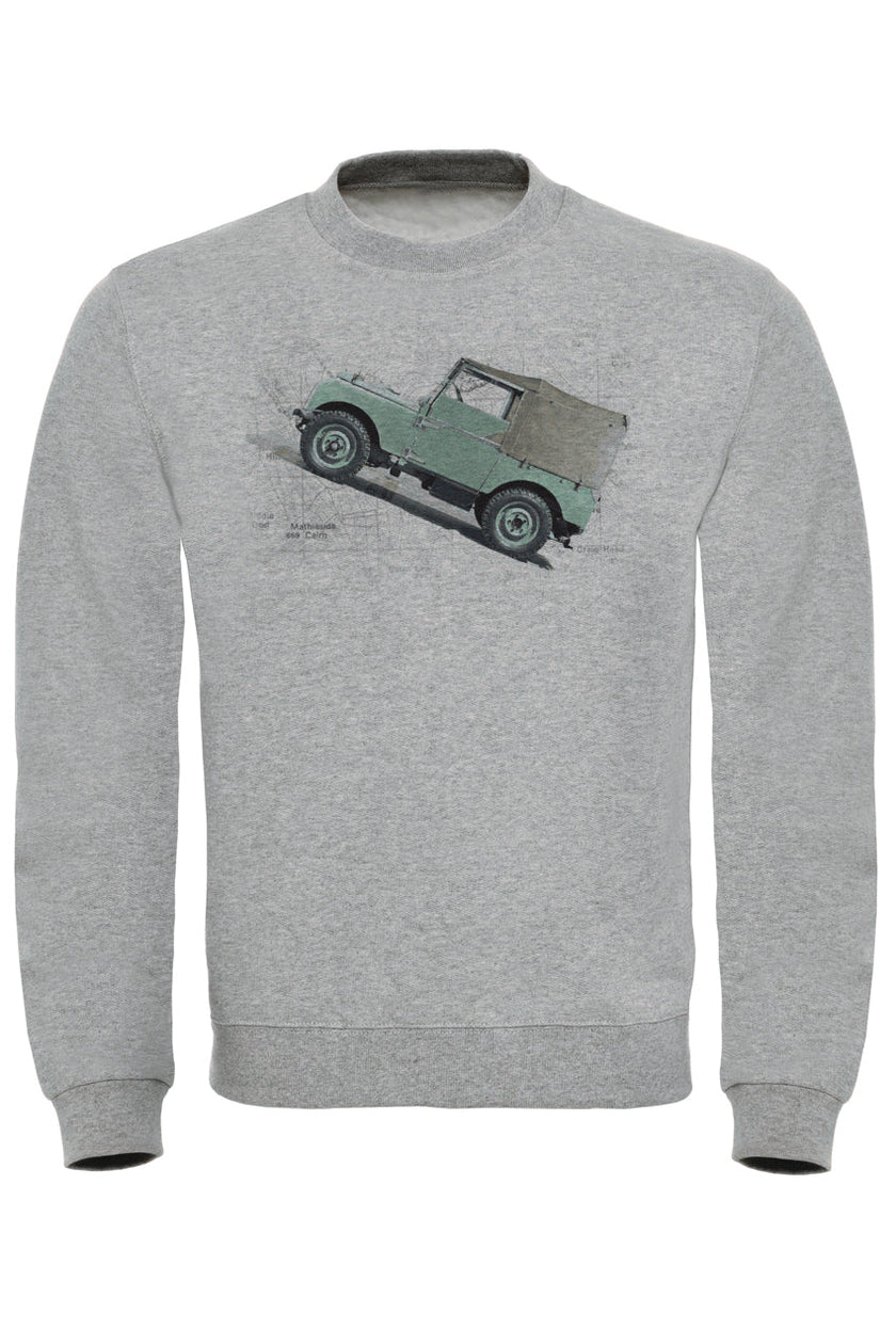 Series 1 Map Print Sweatshirt