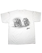 Norton v Triumph Race Print T Shirt