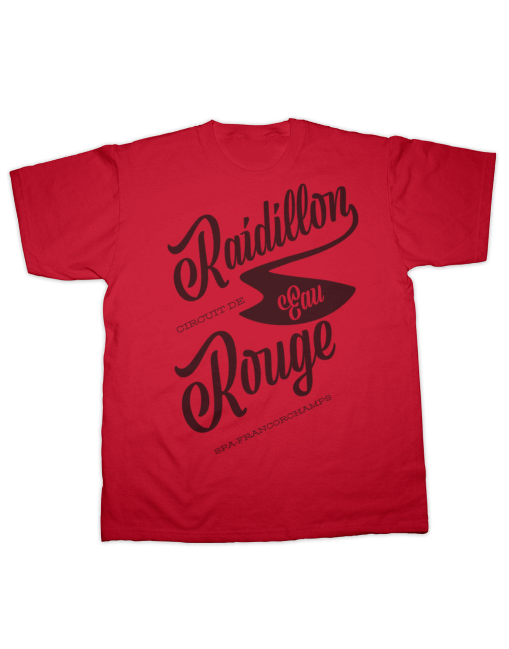 Camiseta con Estampado F1 Raidillon Eau Rouge