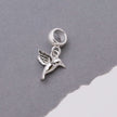 Hummingbird Silver Charm