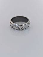 925 Silver Galloping Horses Band – Equestrian-Inspired Ring for Him or Her