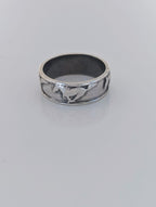 925 Silver Galloping Horses Band – Equestrian-Inspired Ring for Him or Her