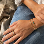 Iris Five Gemstones Ring Labradorite, Pariba Onyx, Moonstone & Iolite