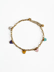Yareli Luxe 18k Gold Plated Butterfly Charm Anklet