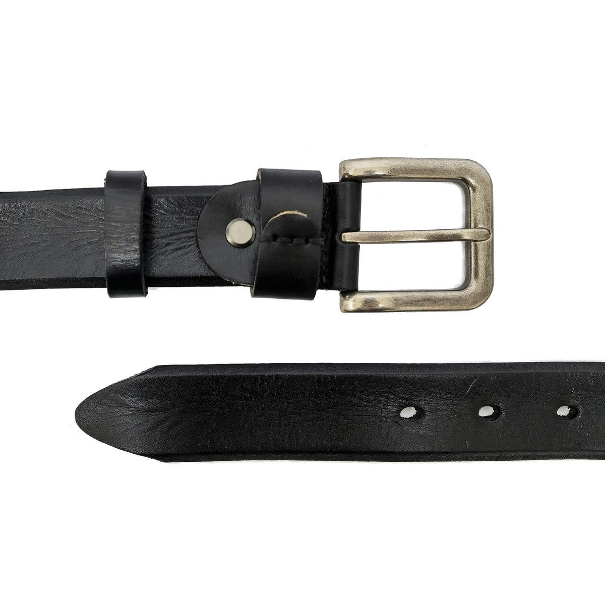 Real Leather Black Suit Belt