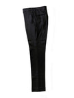 Black Double Breasted Linen Suit