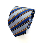 Blue And Brown Stripe Tie