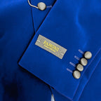 Royal Blue Velvet Dinner Jacket