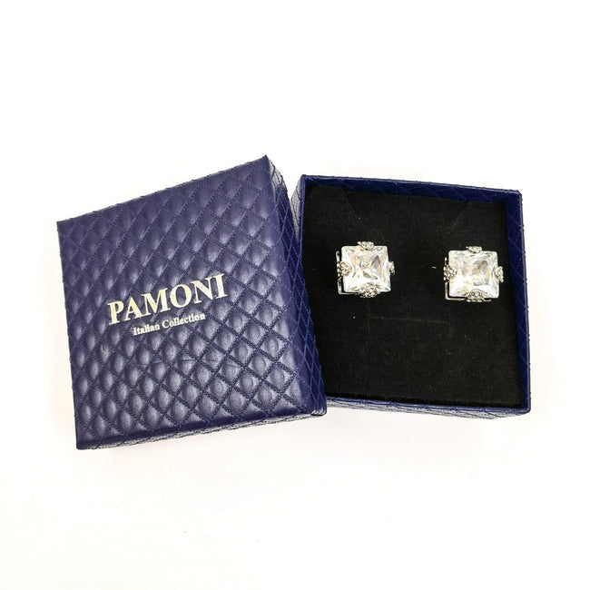 Silver Gemstone Cufflinks