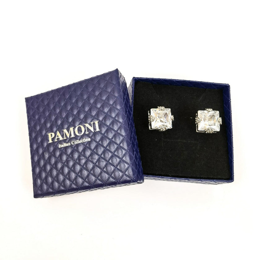 Silver Gemstone Cufflinks